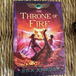 The Throne of Fire Hardcover Book